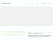 Tablet Screenshot of gresswellvalves.com